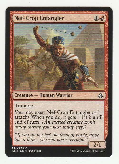 Magic the Gathering 2017 (NM) - Nef-Crop Entangler - Amonkhet