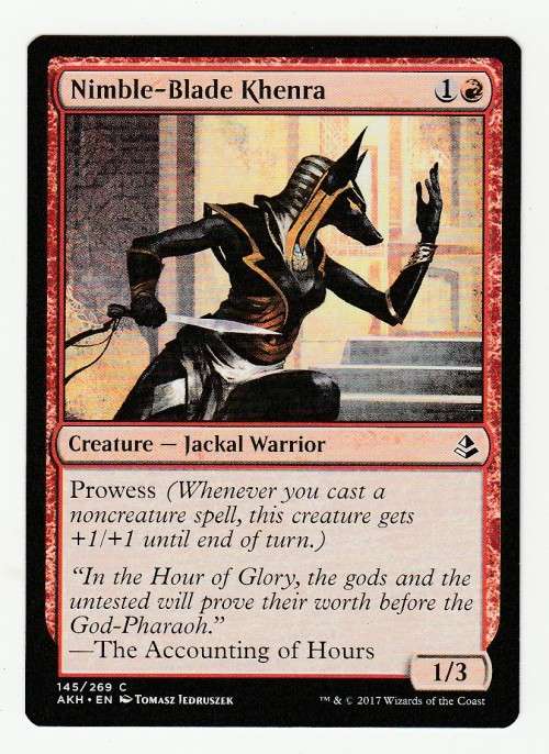 Magic the Gathering 2017 (NM) - Nimble-Blade Khenra - Amonkhet