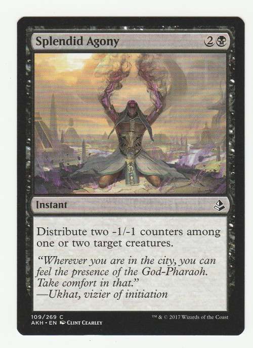 Magic the Gathering 2017 - Splendid Agony - Common - Amonkhet