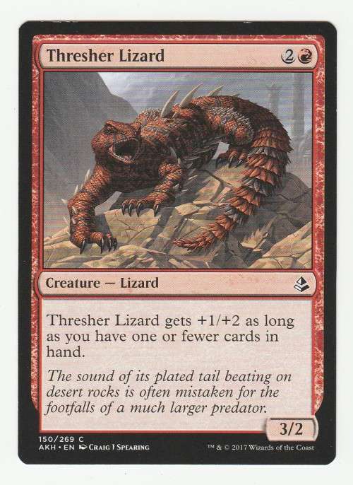 Magic the Gathering 2017 - Thresher Lizard - Common - Amonkhet