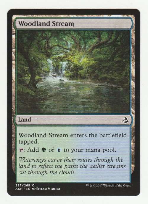 Magic the Gathering 2017 - Woodland Stream - Common - Amonkhet