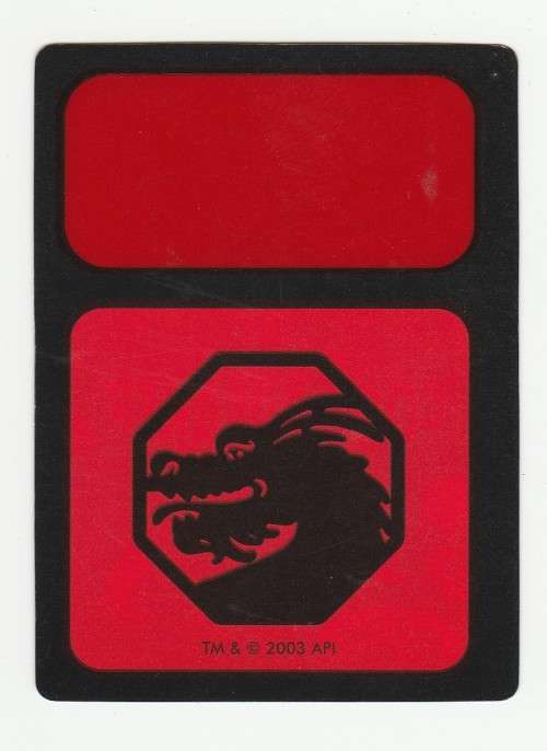 Jackie Chan Adventures - Code-Breaker Card - Special Cards - Code-Breakers