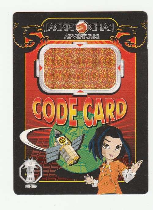Jackie Chan Adventures - Code-Breaker Card 3 - Special Cards - Code-Breakers