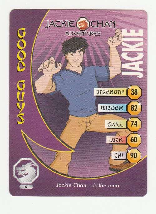 Jackie Chan Adventures - Jackie Card 5 - Regular Card