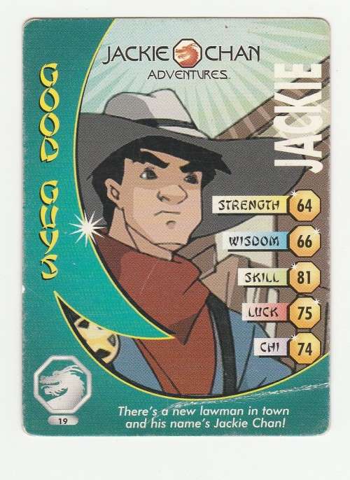 Jackie Chan Adventures - Jackie Card 19 - Regular Card