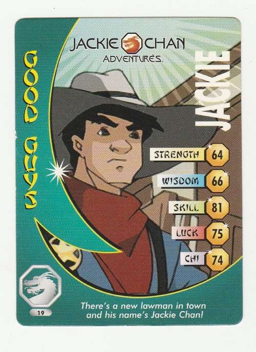 Jackie Chan Adventures - Jackie Card 19 - Regular Card