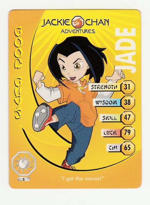 Jackie Chan Adventures - The Chan Clan - Jade 5 - Regular Card