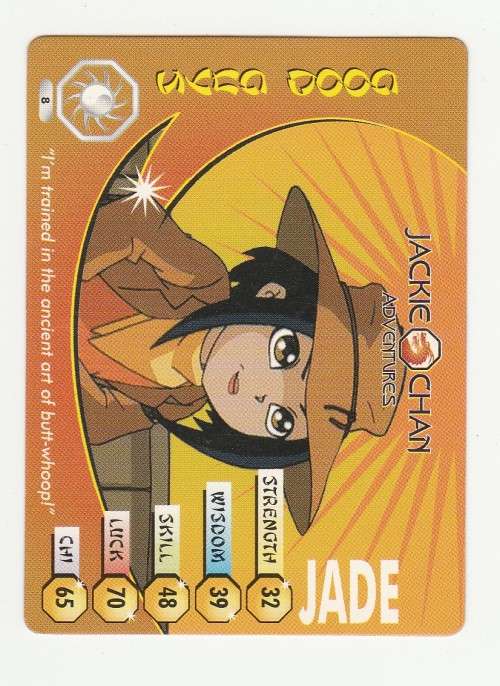 Jackie Chan Adventures - The Chan Clan - Jade 8 - Regular Card