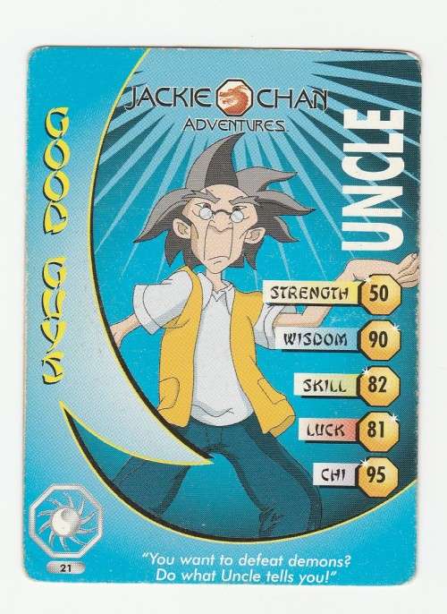 Jackie Chan Adventures - The Chan Clan - Uncle 21 - Regular Card