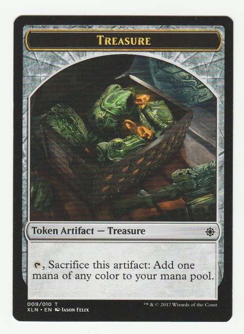 Magic the Gathering 2017 (NM) - Treasure - Token Artifact 009/010 - Ixalan