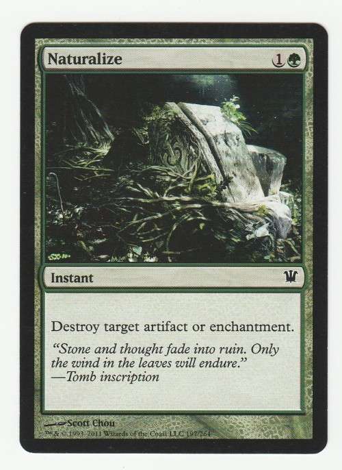 Magic the Gathering 1993-2011 - Naturalize - Common - Innistrad