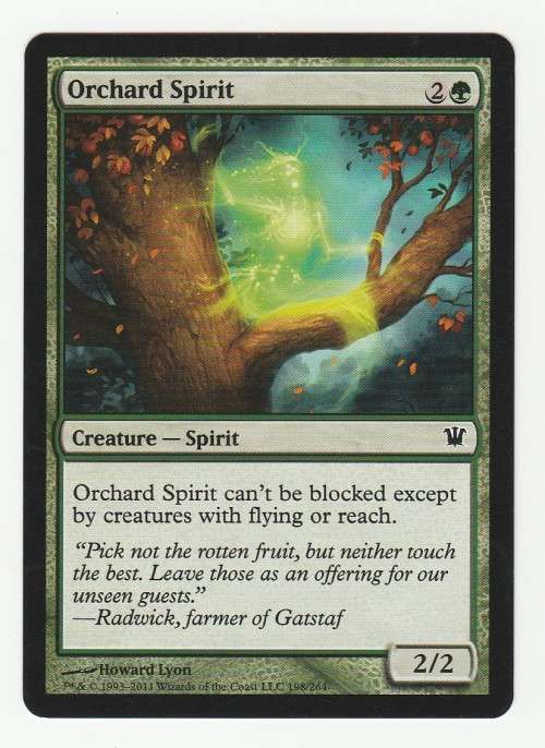 Magic the Gathering 1993-2011 - Orchard Spirit - Common - Innistrad