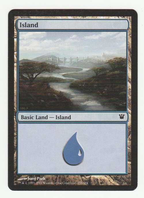 Magic the Gathering 1993-2011 - Island 255/264 - Basic Land - Innistrad