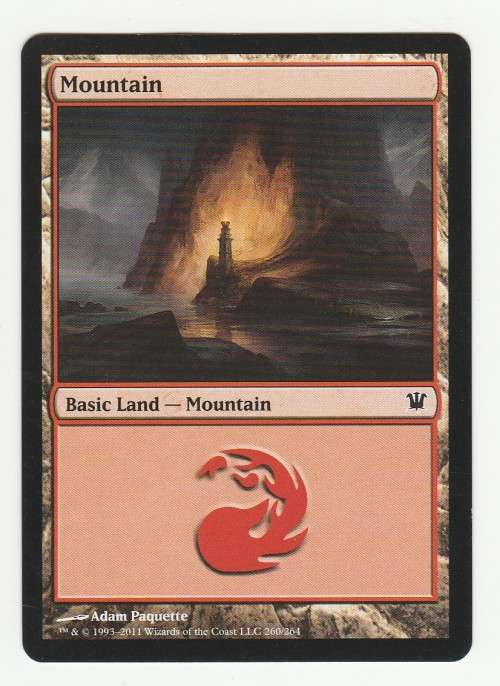 Magic the Gathering 1993-2011 - Mountain 260/264 - Basic Land - Innistrad