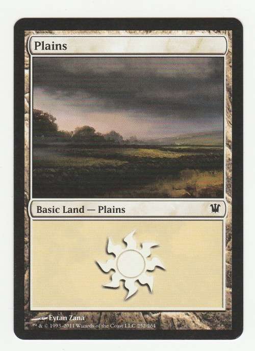 Magic the Gathering 1993-2011 - Plains 252/264 - Basic Land - Innistrad