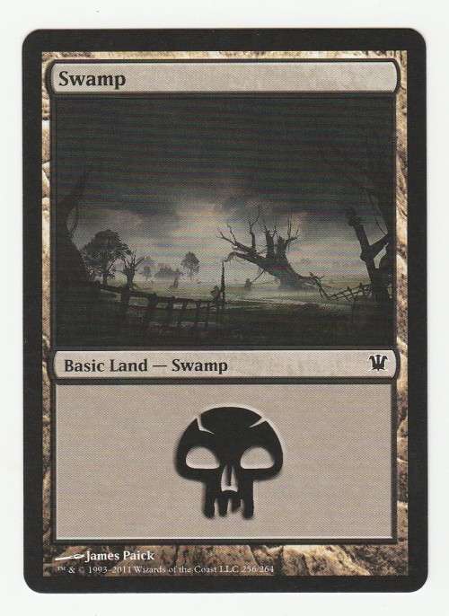 Magic the Gathering 1993-2011 - Swamp 256/264 - Basic Land - Innistrad