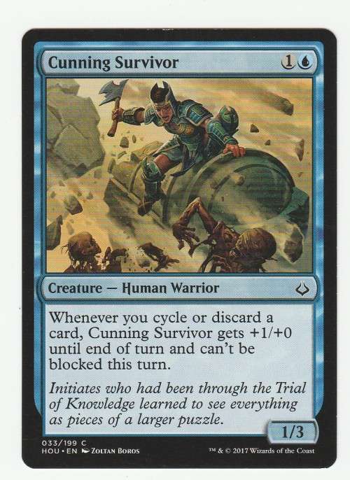 Magic the Gathering 2017 (NM) - Cunning Survivor - Common - Hour of Devastation