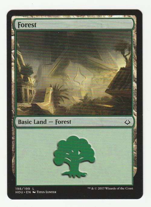 Magic the Gathering 2017 (NM) - Forest 198/199 - Basic Land - Hour of Devastation