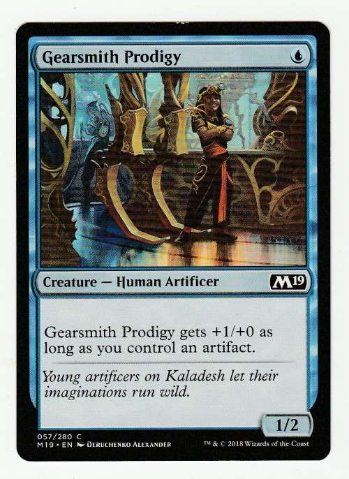 Magic the Gathering 2018 - Gearsmith Prodigy - Common - Core Set 2019