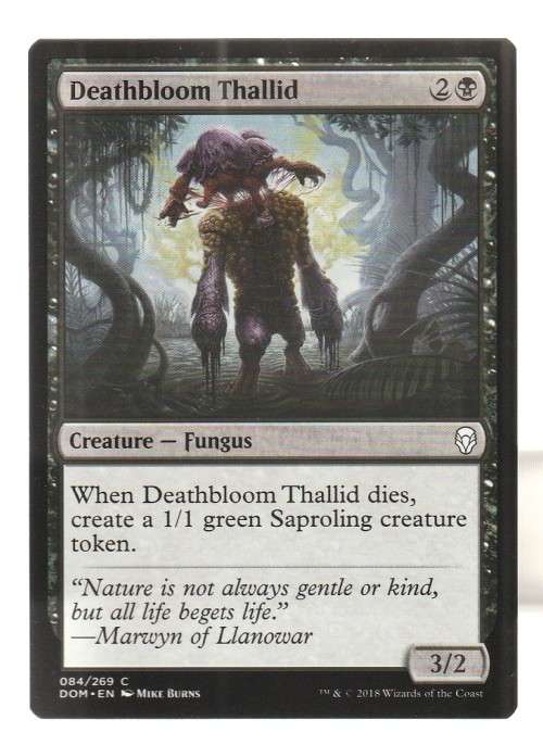 Magic the Gathering 2018 - Deathbloom Thallid - Common - Dominaria