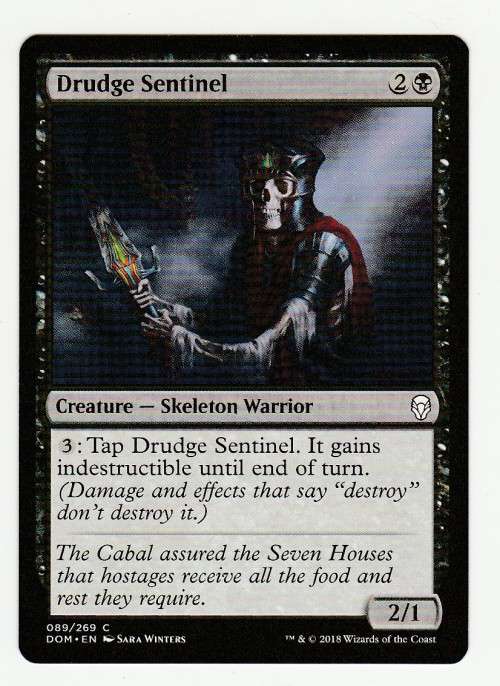 Magic the Gathering 2018 - Drudge Sentinel - Common - Dominaria