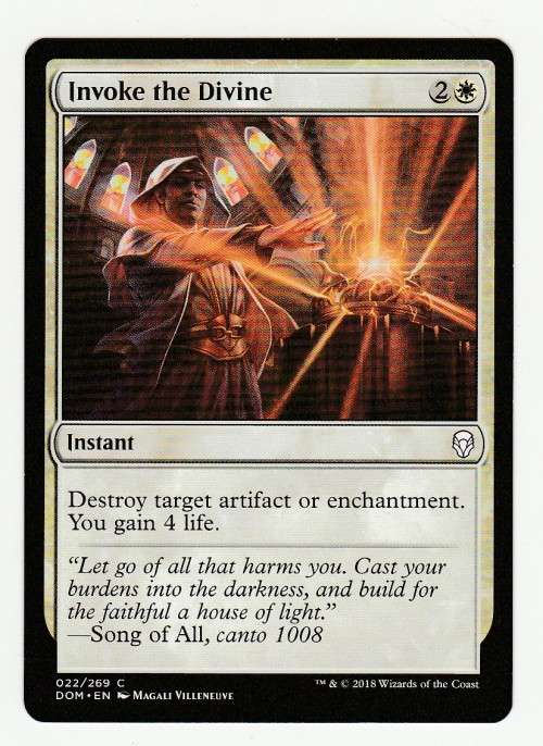 Magic the Gathering 2018 - Invoke the Divine - Common - Dominaria