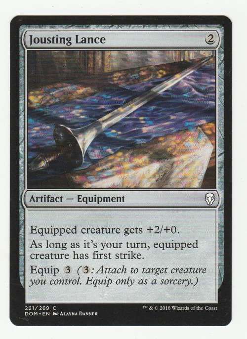 Magic the Gathering 2018 - Jousting Lance - Common - Dominaria