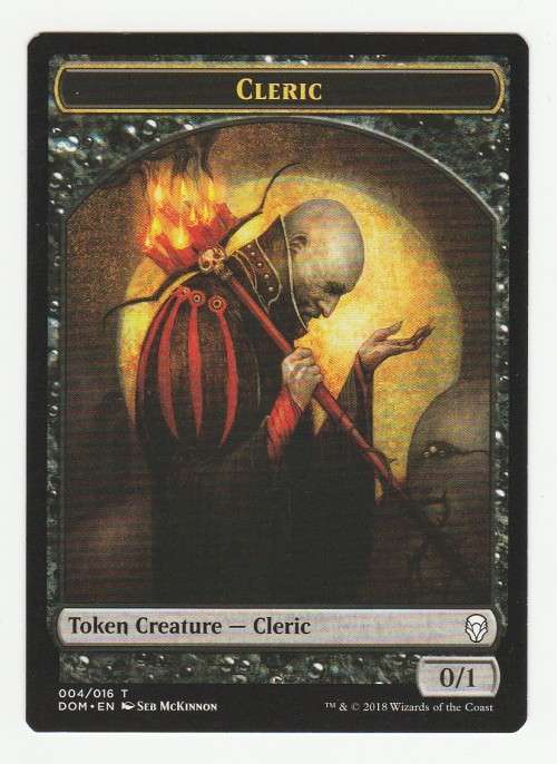 Magic the Gathering 2018 - Cleric - Token Creature 004/016 - Dominaria