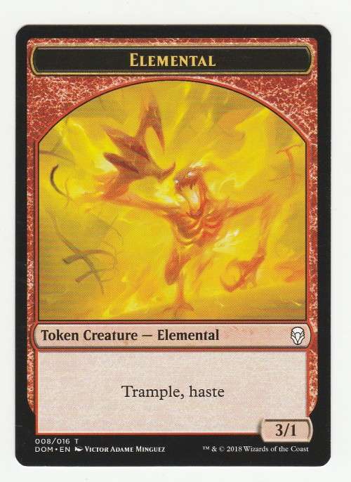 Magic the Gathering 2018 - Elemental - Token Creature 008/016 - Dominaria