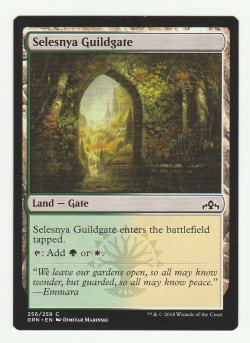 Magic the Gathering 2018 - Selesnya Guildgate 256/259 - Common - Guilds of Ravnica