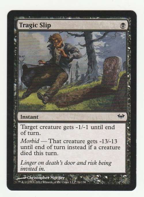 Magic the Gathering 1993-2012 - Tragic Slip - Common - Dark Ascension