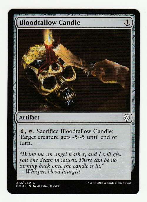Magic the Gathering 2018 - Bloodtallow Candle - Common - Dominaria