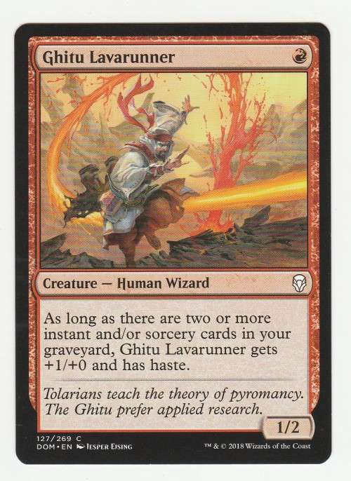Magic the Gathering 2018 - Ghitu Lavarunner - Common - Dominaria