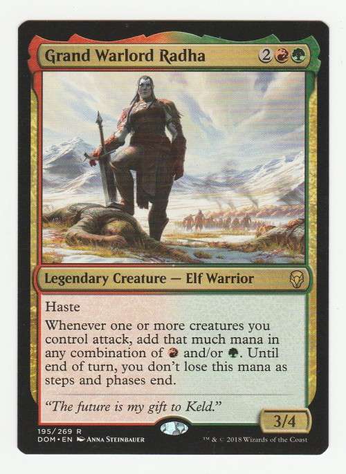 Magic the Gathering 2018 - Grand Warlord Radha - Rare - Dominaria