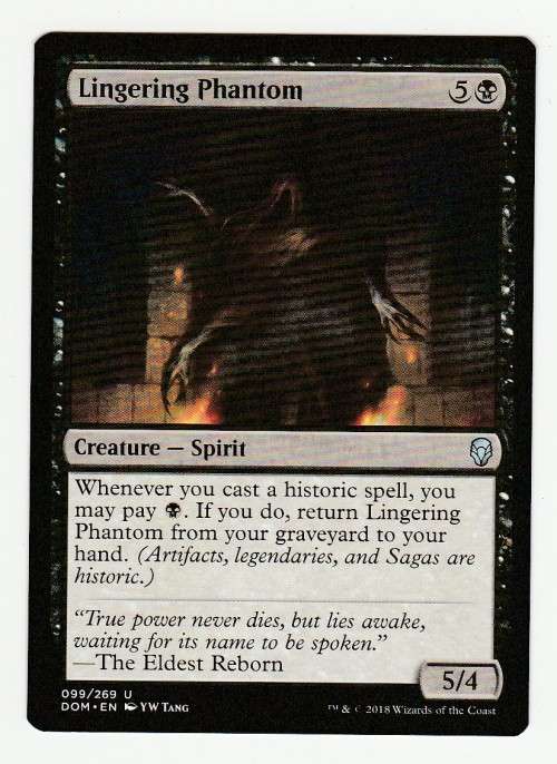 Magic the Gathering 2018 - Lingering Phantom - Uncommon - Dominaria