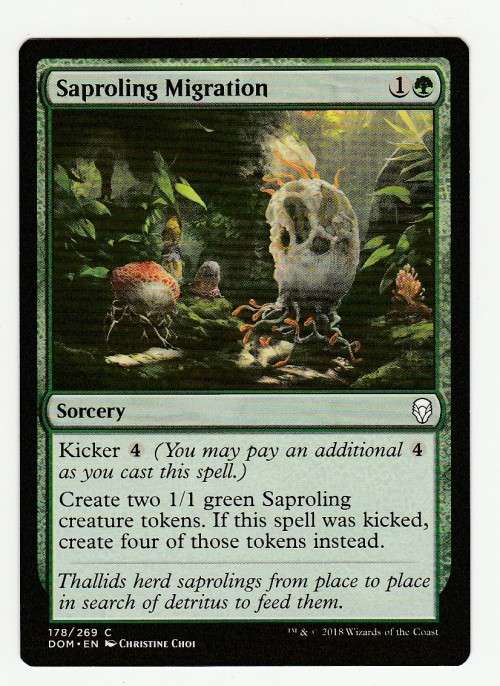 Magic the Gathering 2018 - Saproling Migration - Common - Dominaria