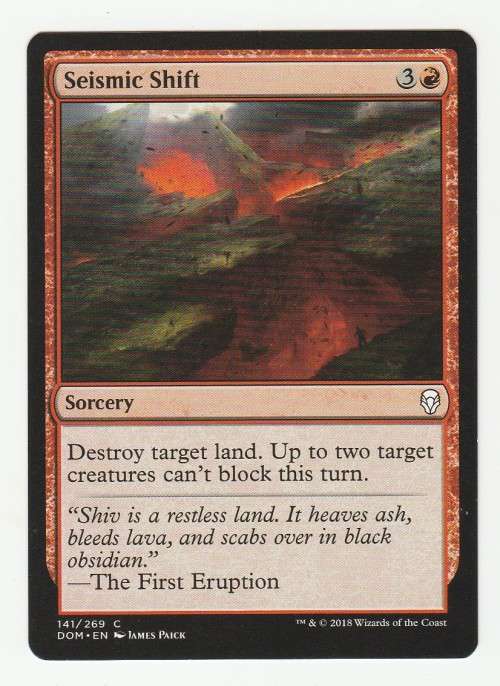 Magic the Gathering 2018 - Seismic Shift - Common - Dominaria