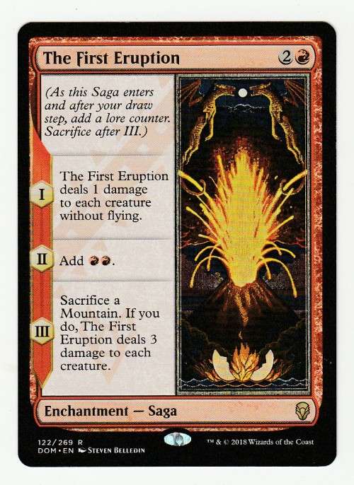 Magic the Gathering 2018 - The First Eruption - Rare - Dominaria