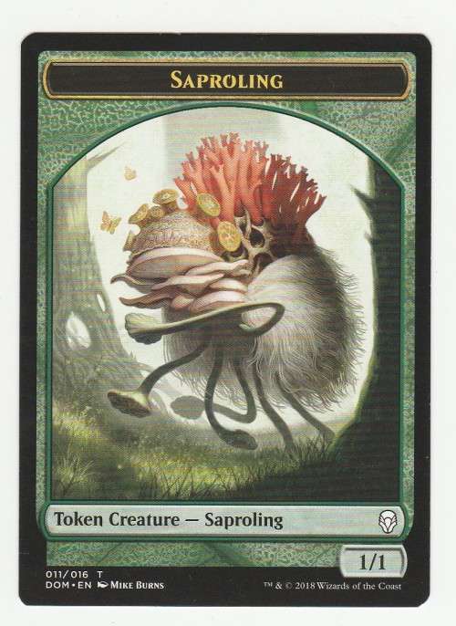 Magic the Gathering 2018 - Saproling - Token Creature 011/016 - Dominaria