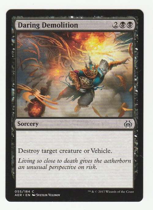 Magic the Gathering 2017 - Daring Demolition - Common - Aether Revolt