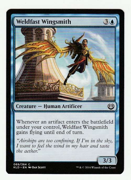 Magic the Gathering 2016 - Weldfast Wingsmith - Common - Kaladesh