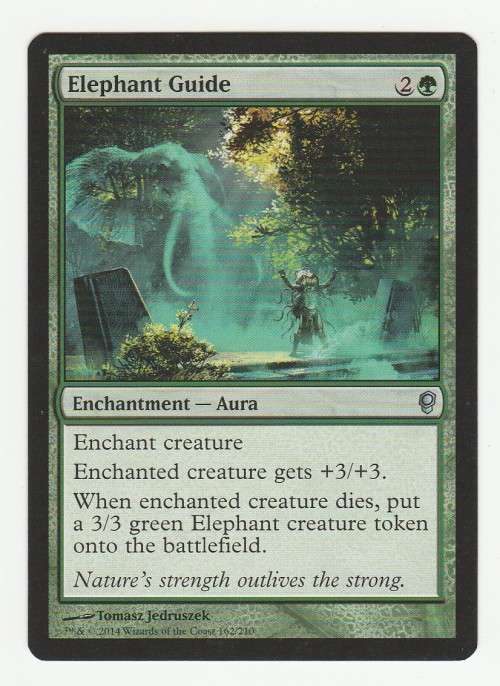 Magic the Gathering 2014 - Elephant Guide  - Uncommon - Conspiracy