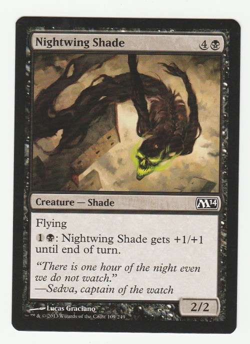 Magic the Gathering 2013 - Nightwing Shade - Common - Magic 2014