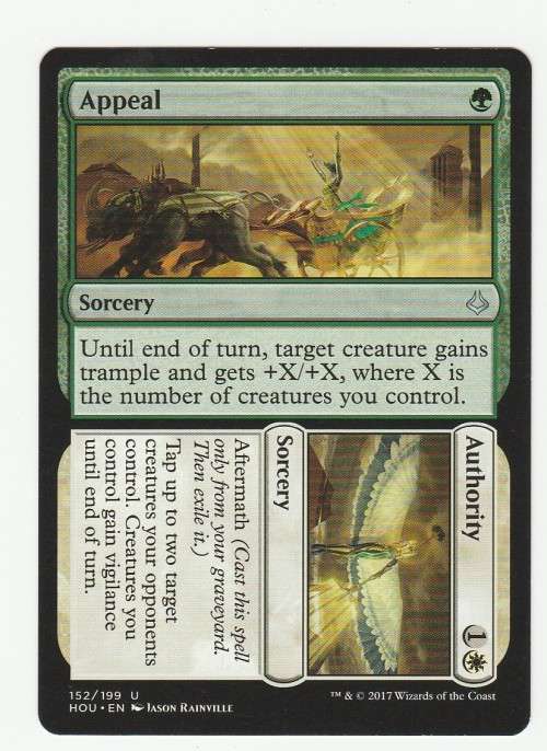 Magic the Gathering 2017 - Appeal / Authority - Uncommon - Hour of Devastation
