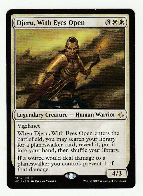 Magic the Gathering 2017 - Djeru, With Eyes Open - Rare - Hour of Devastation