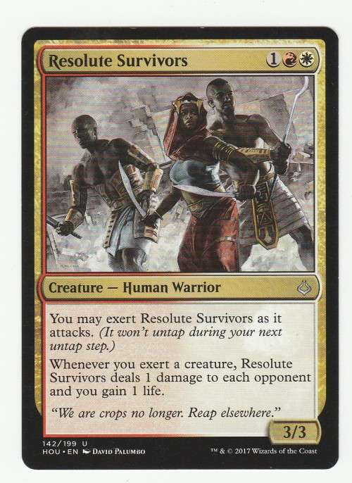 Magic the Gathering 2017 - Resolute Survivors - Uncommon - Hour of Devastation