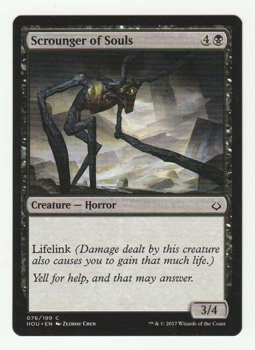 Magic the Gathering 2017 - Scounger of Souls - Common - Hour of Devastation