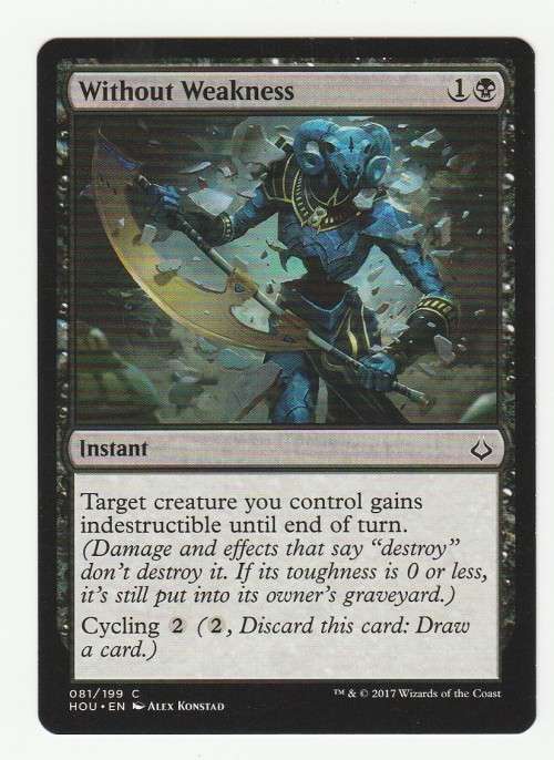 Magic the Gathering 2017 - Without Weakness - Common - Hour of Devastation