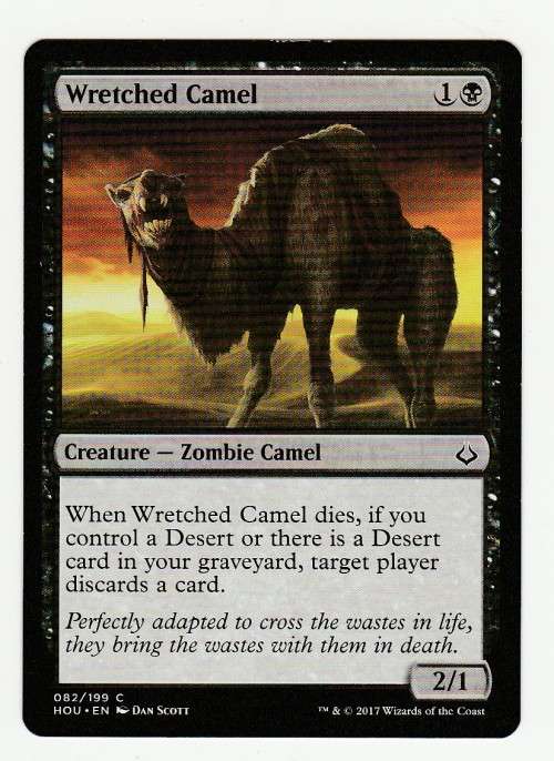 Magic the Gathering 2017 - Wretched Camel - Common - Hour of Devastation