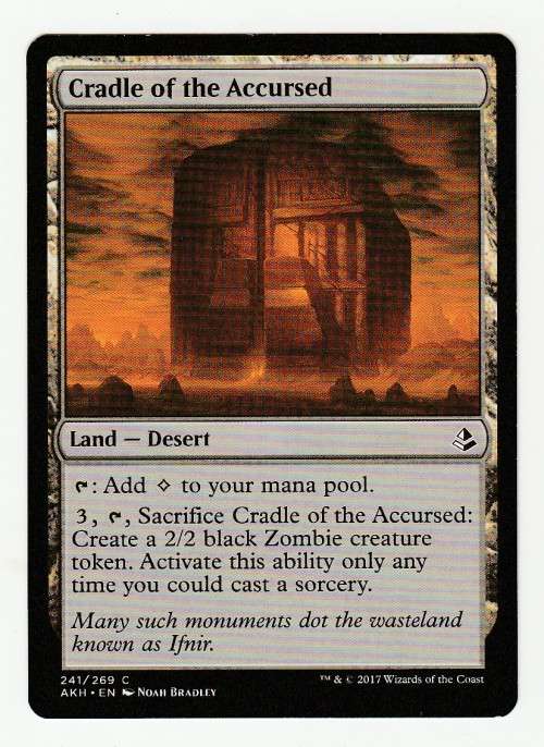 Magic the Gathering 2017 - Cradle of the Accursed - Common - Amonkhet
